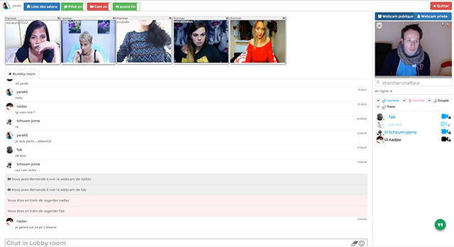 screenshot html5-chat